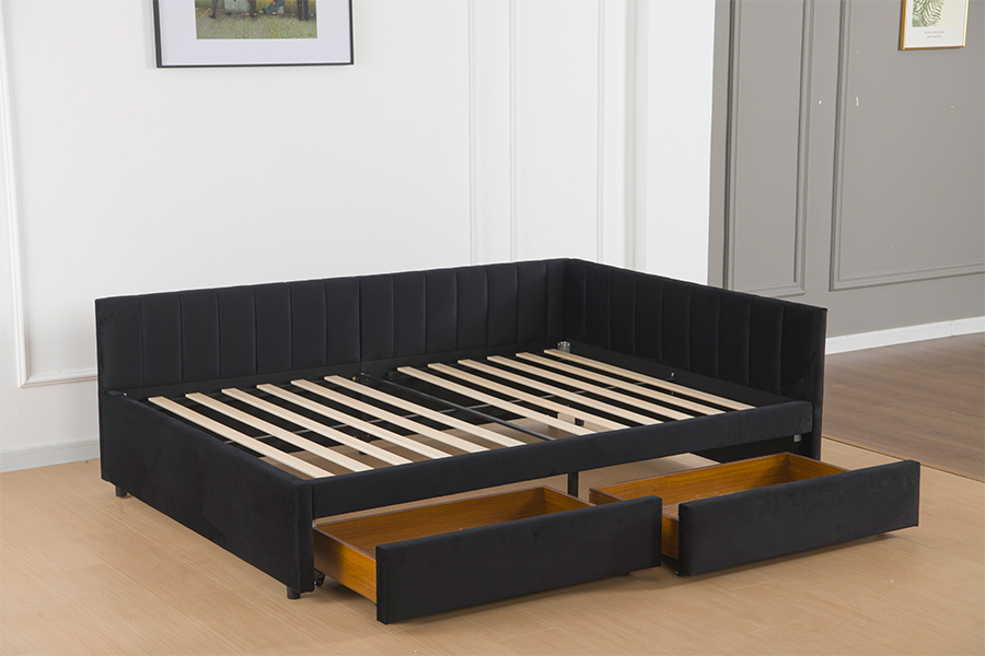 4856D Storage Velvet vuodesohva pieniin tiloihin
