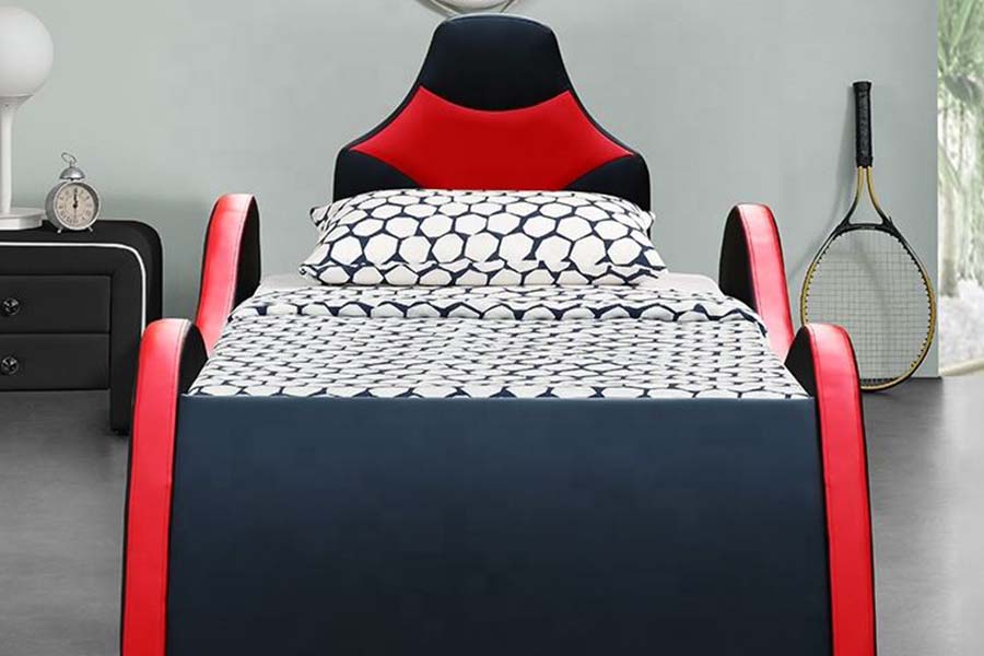 1510 nahkasänky Cool Shape -autosängyt lapsille