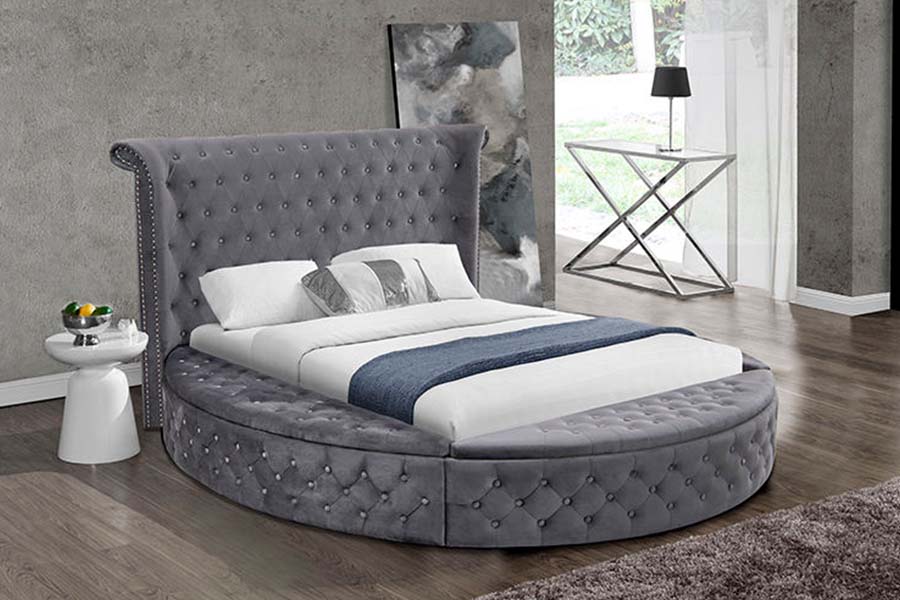 1611 Moderni Luxury pehmustettu tuftattu sänky Pehmustettu sänky