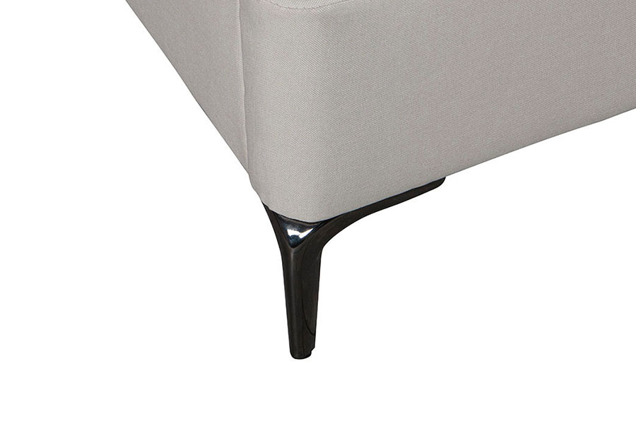 4266 Vetoketjullinen sängynpääty liinavaatteet beige pehmustettu sänky