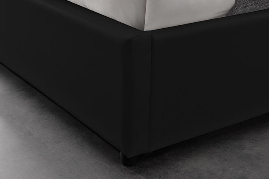 1155G Modern Faux Leather Hotel kaasuhissin säilytyssänkykehys