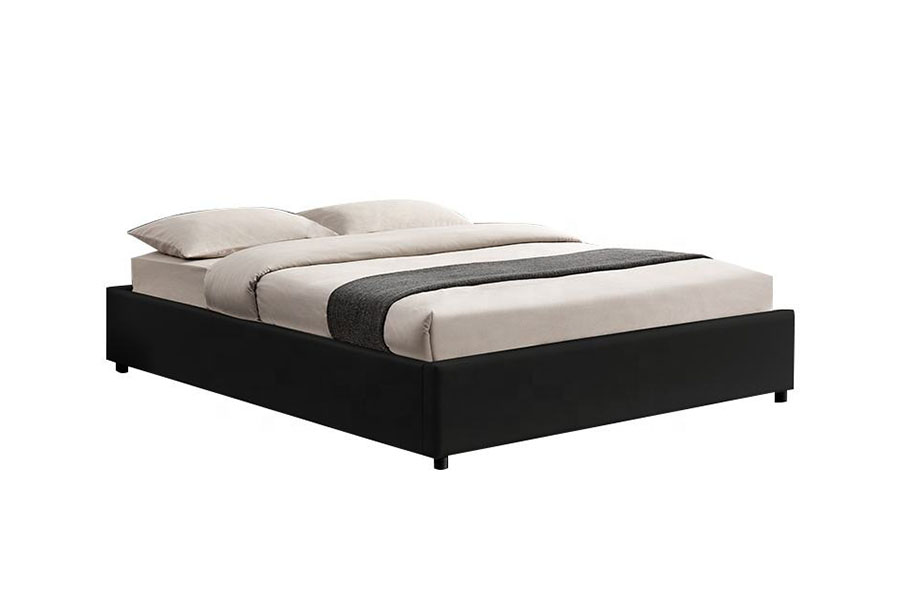 1155G Modern Faux Leather Hotel kaasuhissin säilytyssänkykehys